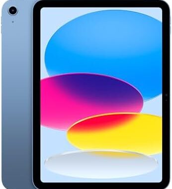 Apple iPad 11-inch: A16 chip, 11-inch Model, Liquid Retina Display, 128GB, Wi-Fi 6, 12MP Front/12MP Back Camera, Touch ID, All-Day Battery Life — Blue