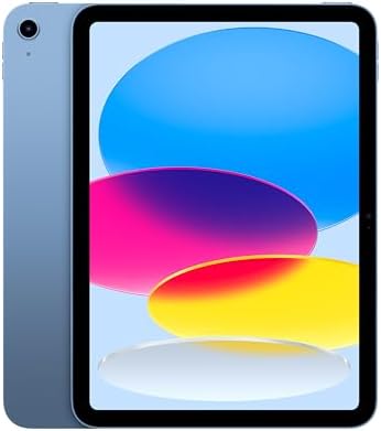 Apple iPad 11-inch: A16 chip, 11-inch Model, Liquid Retina Display, 128GB, Wi-Fi 6, 12MP Front/12MP Back Camera, Touch ID, All-Day Battery Life — Blue